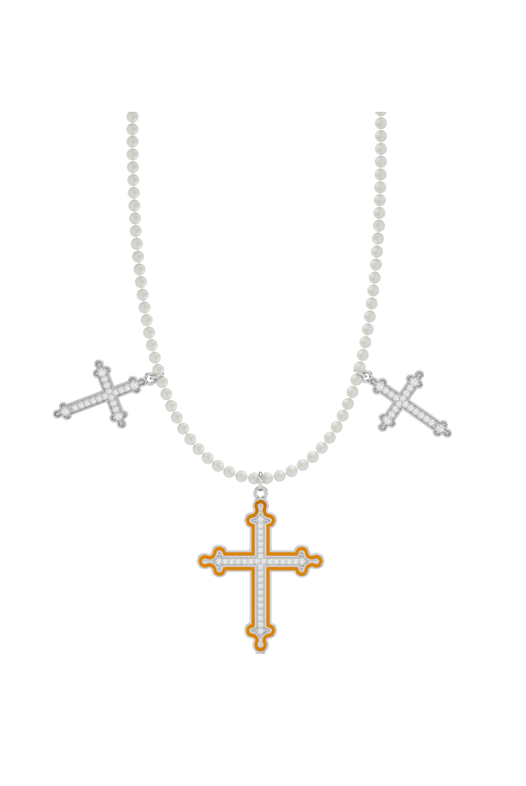 Holy Cross Pearl Chain – Zillionaireindia