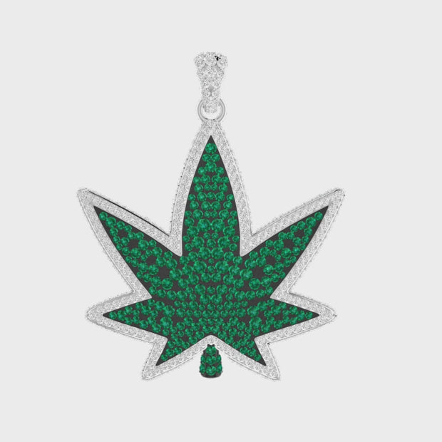 Weed Plant Necklace- Cannabis Jewelry | PlayHardLookDope