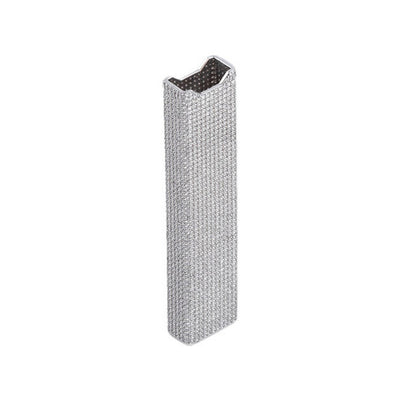 White Gold Color Juul Cover Made of 925 Sterling Silver Material