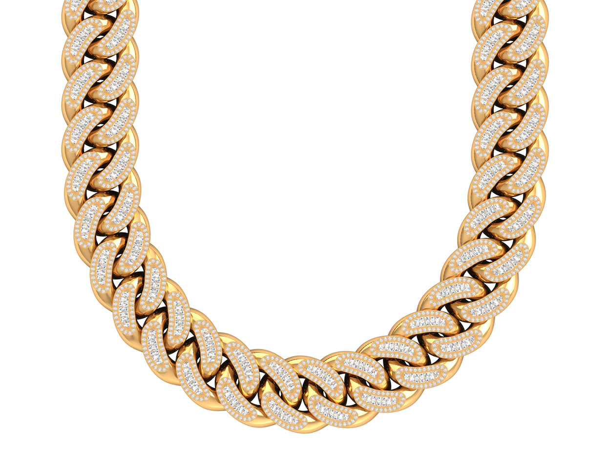 Baguette cuban chain Clearance